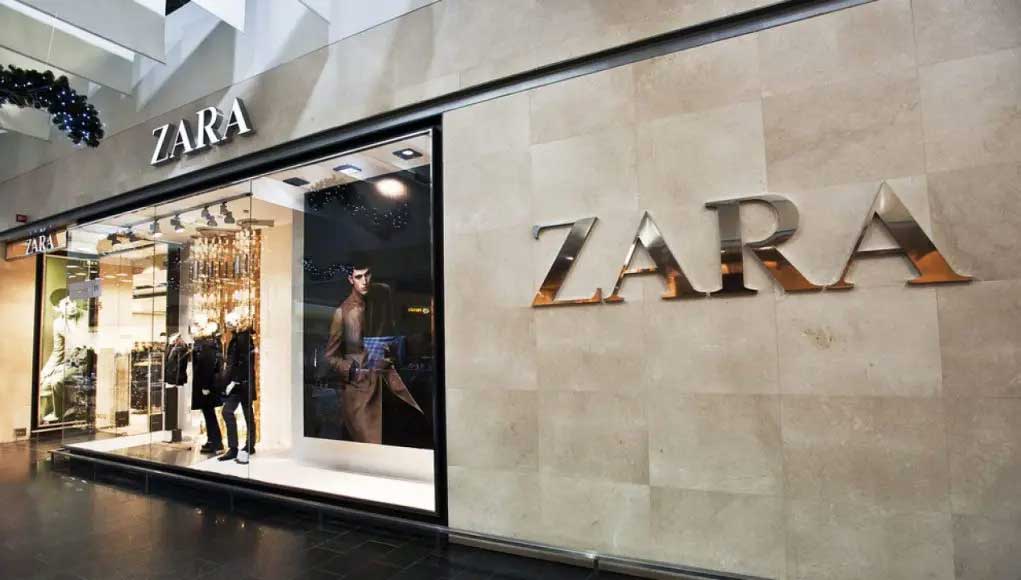 pantalon en cuir Zara