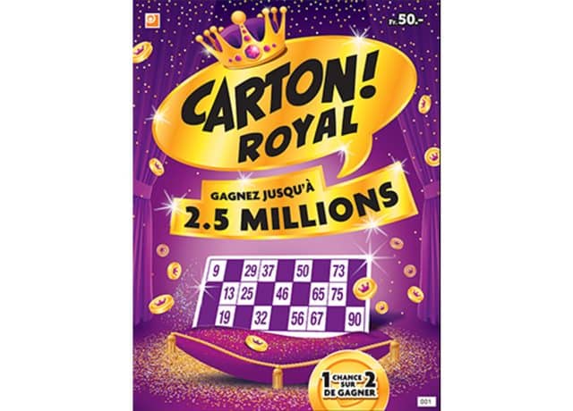 concours billet à gratter CARTON ROYAL